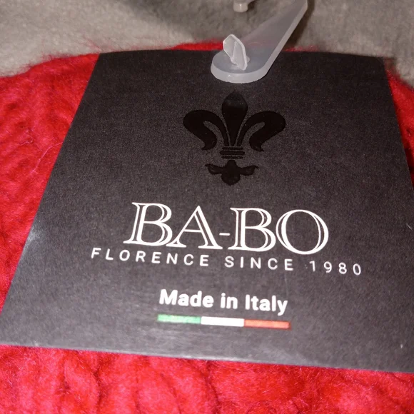 Nwt Ba-Bo Florence Red Csble Knit Beret OS - Picture 2 of 3